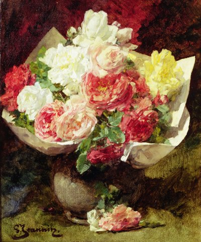 Blumen in einer Vase von Georges Jeannin